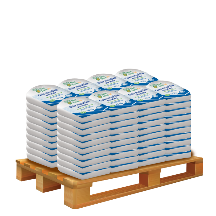 Cukr moučka pro včeláře 10kg pytel 800kg paleta